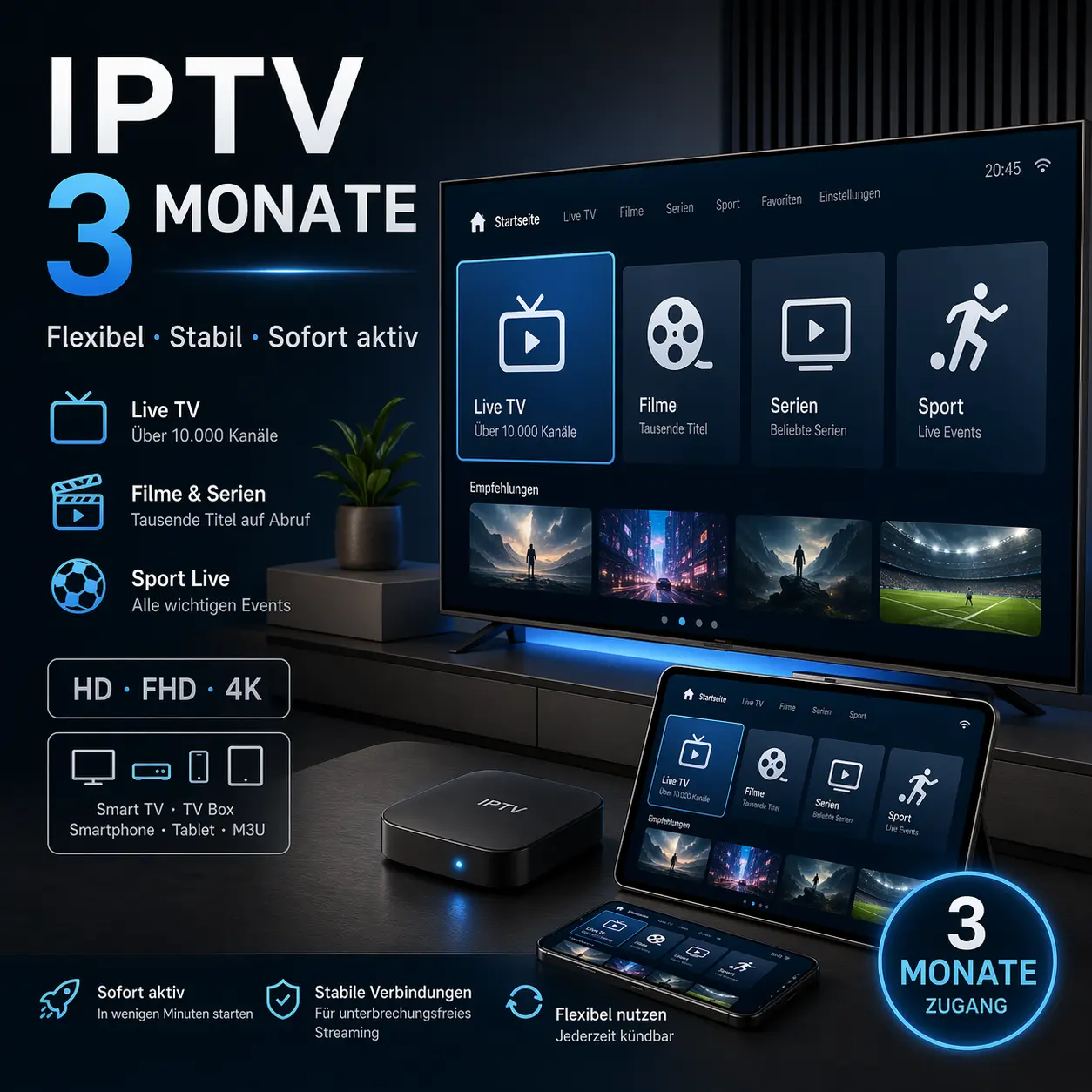 IPTV 3 Monate